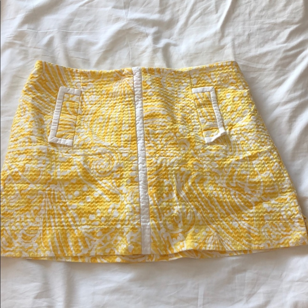 Yellow Lilly Skort